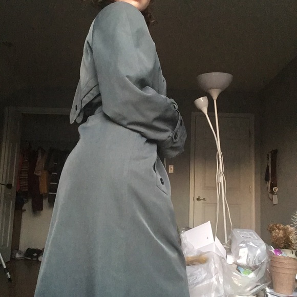 Fleet Street Dark Teal Coat - Picture 2 of 4